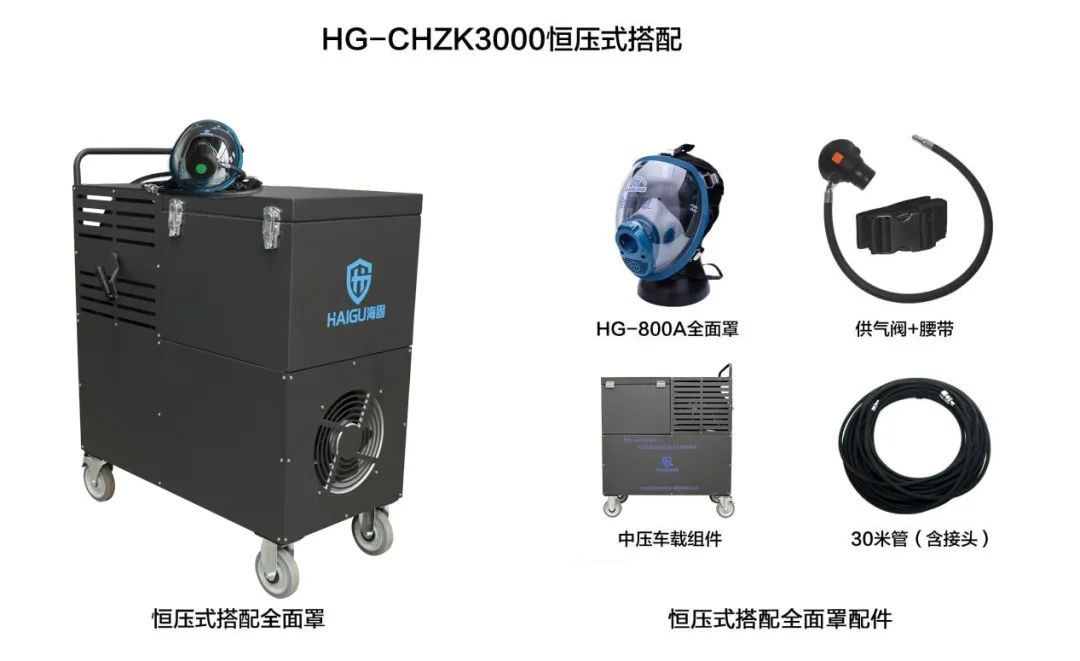 海固中壓車載連續(xù)送風(fēng)式長管呼吸器--有限空間作業(yè)的好幫手！